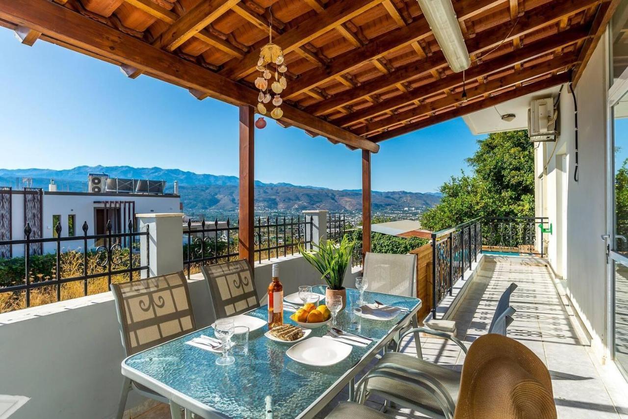 Superior Apartment - Overlooking Chania-With Pool Chania  ภายนอก รูปภาพ